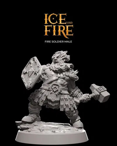 Fire Soldier Male | Ice and Fire