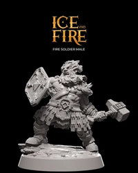Fire Soldier Male | Ice and Fire