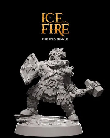 Fire Soldier Male | Ice and Fire