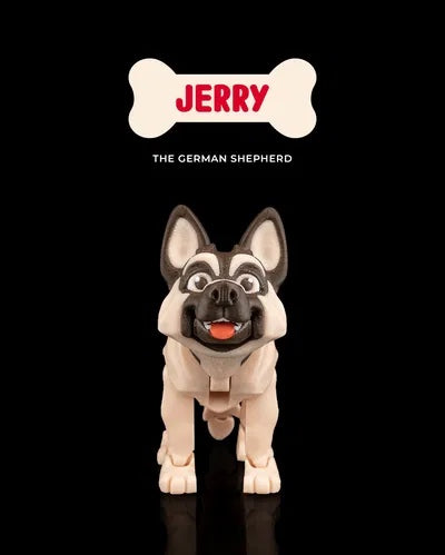 Jerry the German Shepherd | Articulated Dog Toy