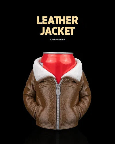 Leather Jacket | Can Holder