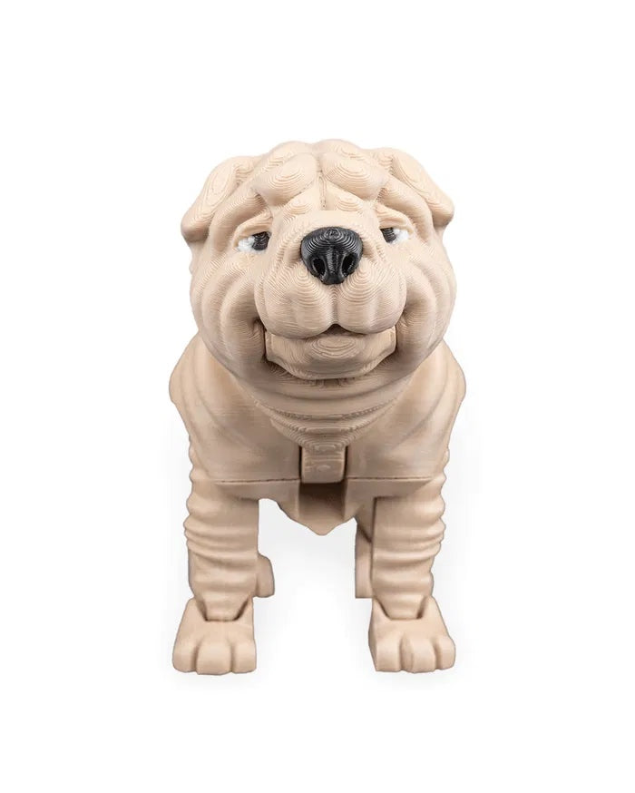 Louis the Shar Pei | Articulated Dog Toy