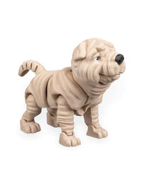 Louis the Shar Pei | Articulated Dog Toy