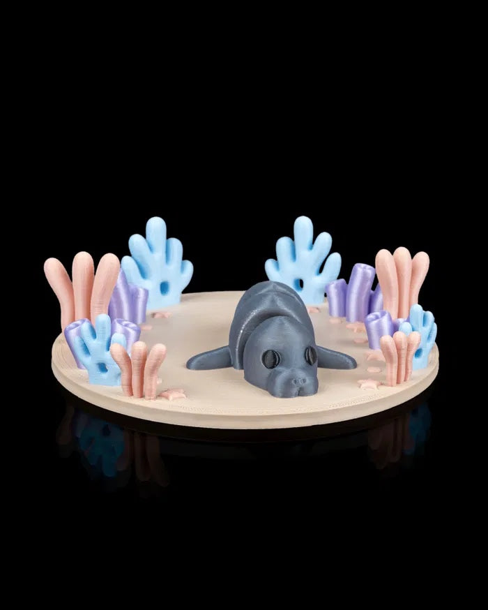 Manatee in Ocean Rest