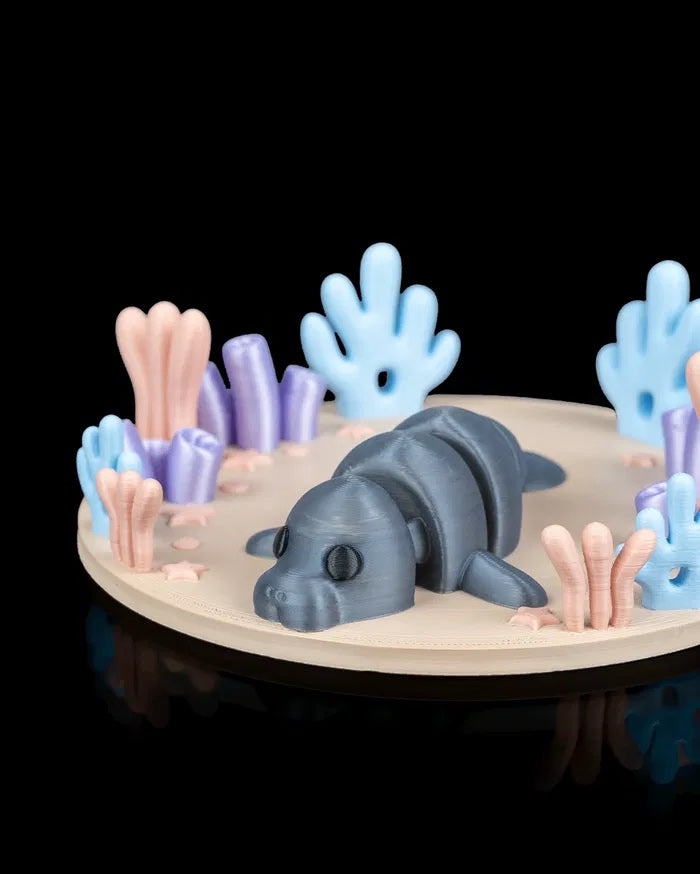 Manatee in Ocean Rest