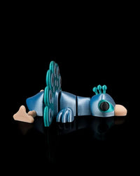 Peacock in Field Nest