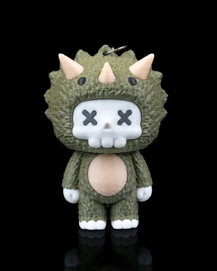 Skubbies – Trixi | Triceratops Costume Keychain Toy
