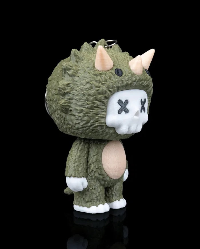 Skubbies – Trixi | Triceratops Costume Keychain Toy