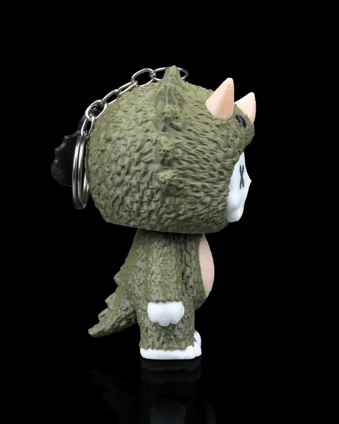 Skubbies – Trixi | Triceratops Costume Keychain Toy