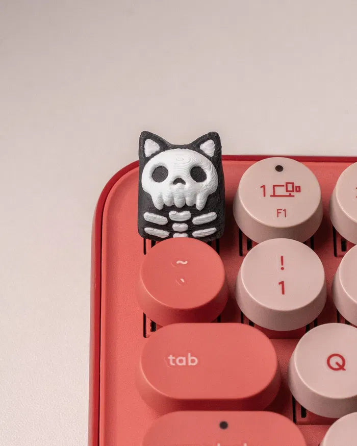 Skull Keycat Halloween Keycap 3 c3674ed09f
