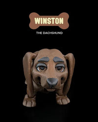 Winston the Dachshund | Articulated Dog Toy