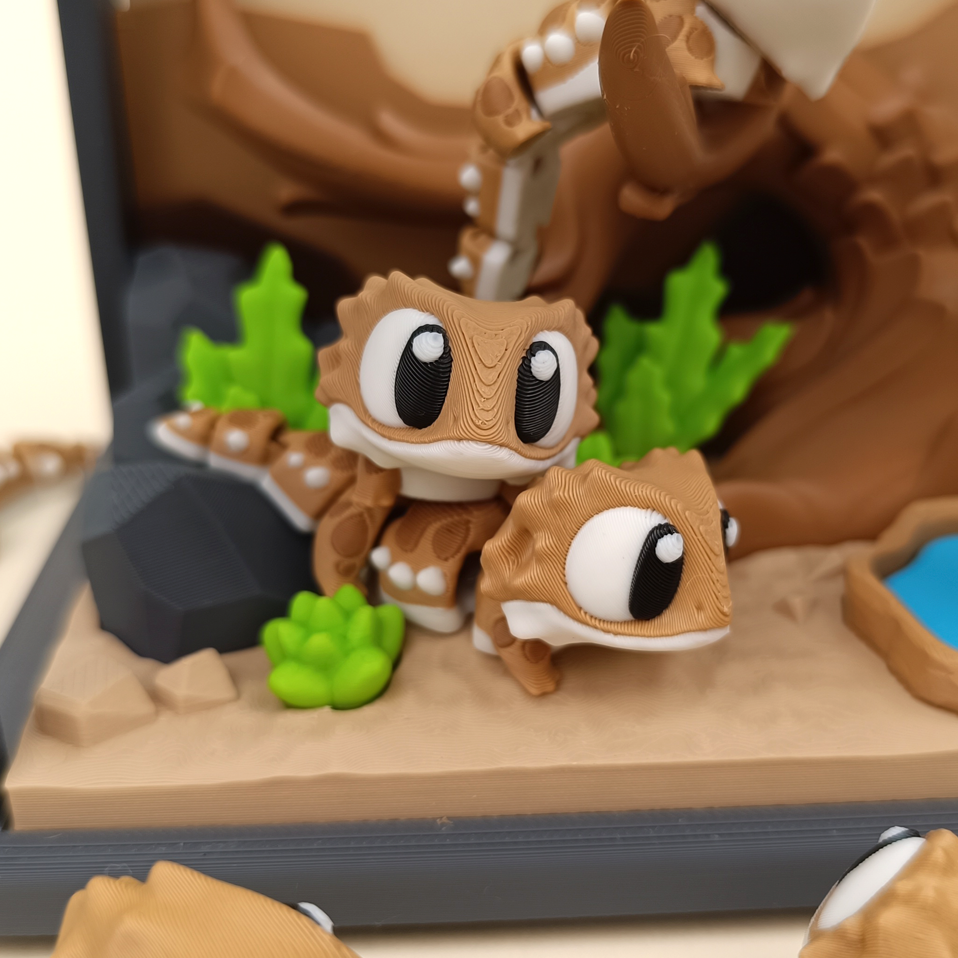 Bearded Dragon Enclosure | Reptile Terrarium Diorama