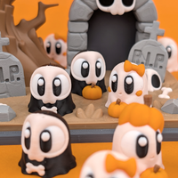 Mini Ghosts & Graveyard | Spooky Cute Playset