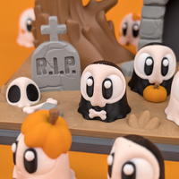 Mini Ghosts & Graveyard | Spooky Cute Playset