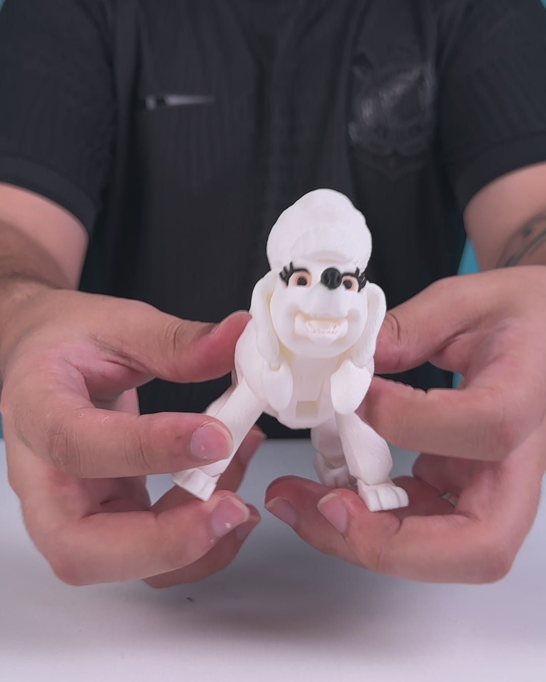 Lizzie the Poodle | Articulated Dog Toy