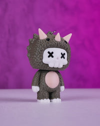 Skubbies – Trixi | Triceratops Costume Keychain Toy