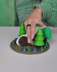 Guinea Pig in Field Nest