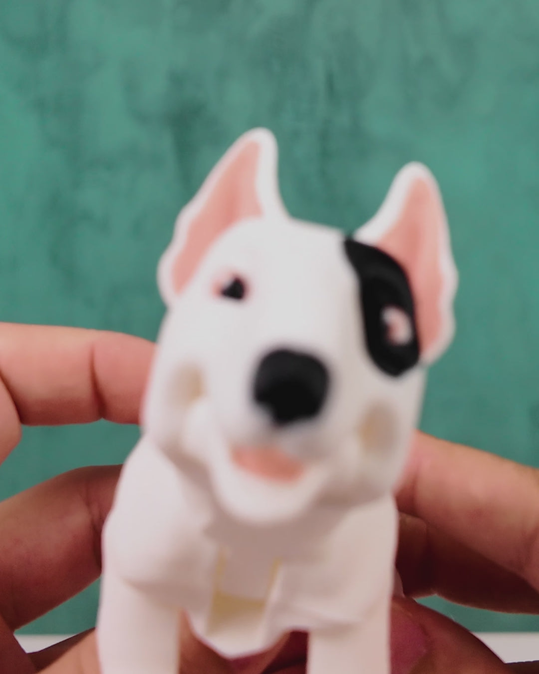 Rex the Bull Terrier | Articulated Dog Toy