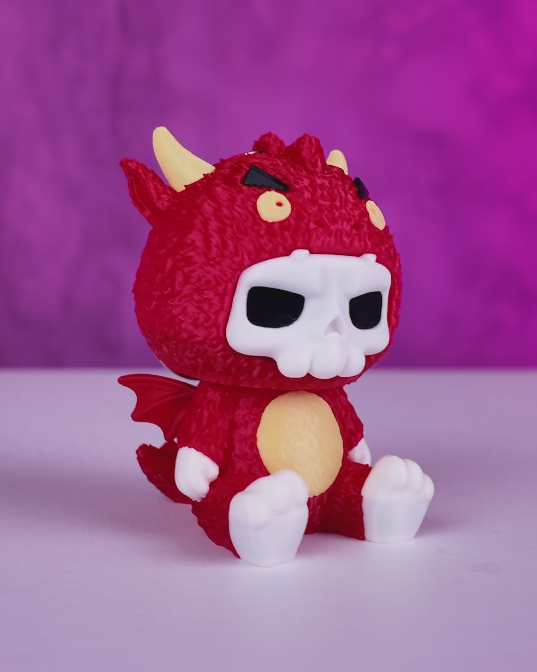 Red Dragon Costume Figurine