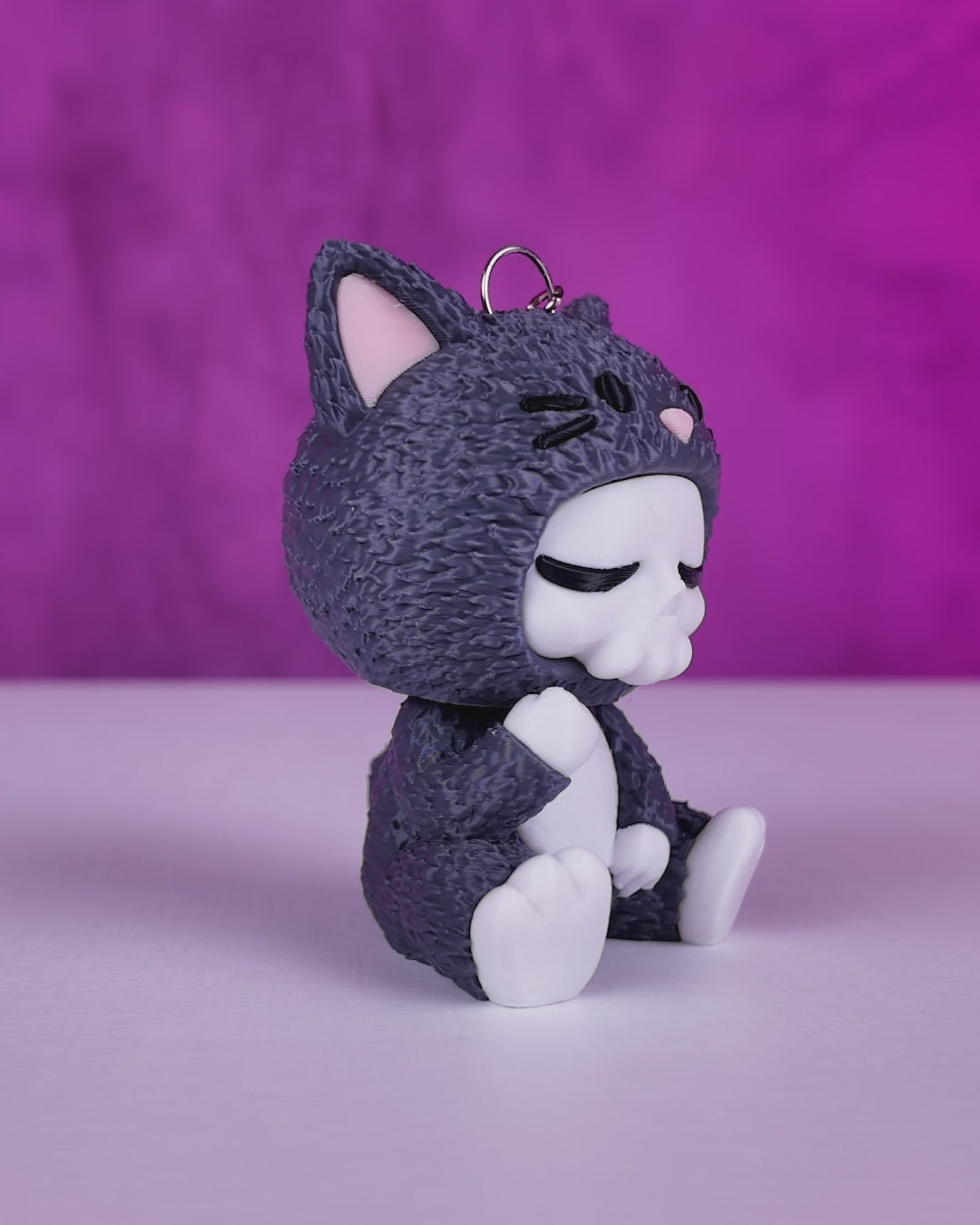 Sleepy Cat Costume Figurine