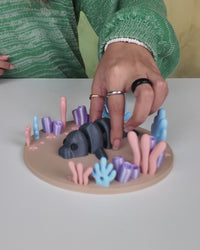 Manatee in Ocean Rest