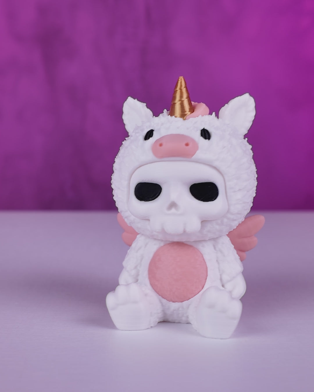 Winged Unicorn Costume Figurine